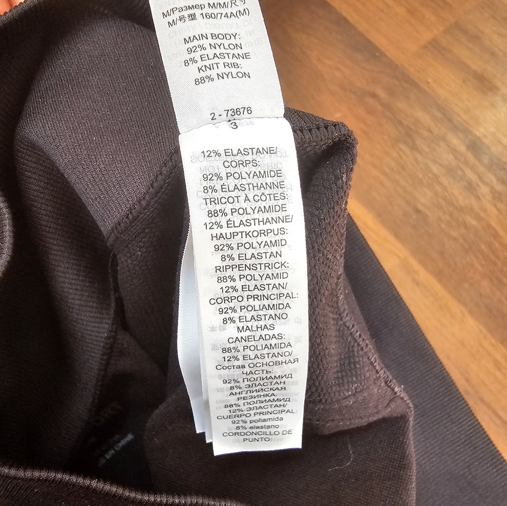 Tory Sport Black Seamless Leggings with Logo - Picture 10 of 13